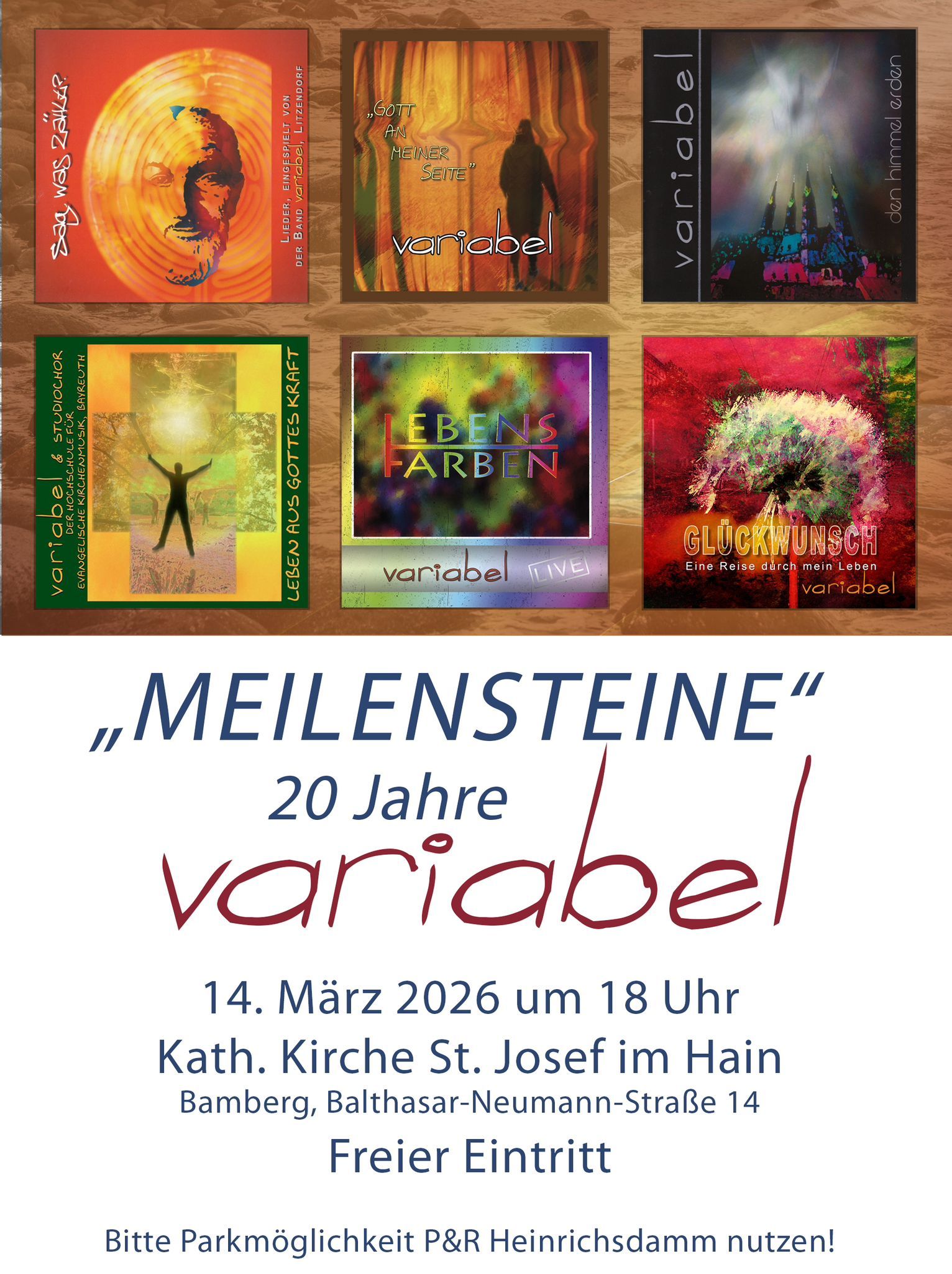 20 Jahre variabel Plakat