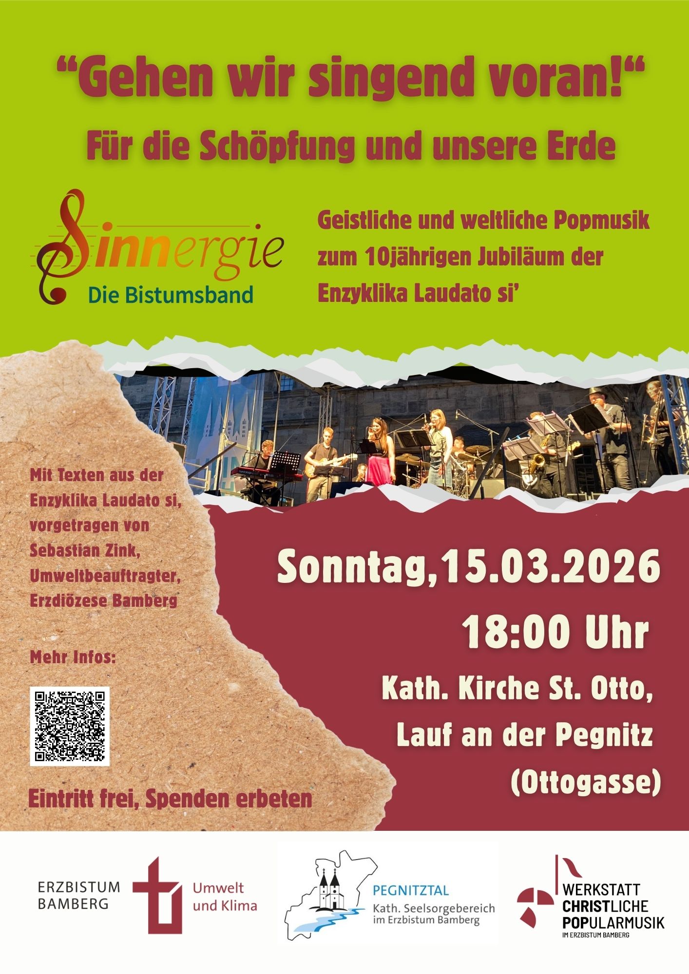 Plakat Schöpfungskonzert in Lauf