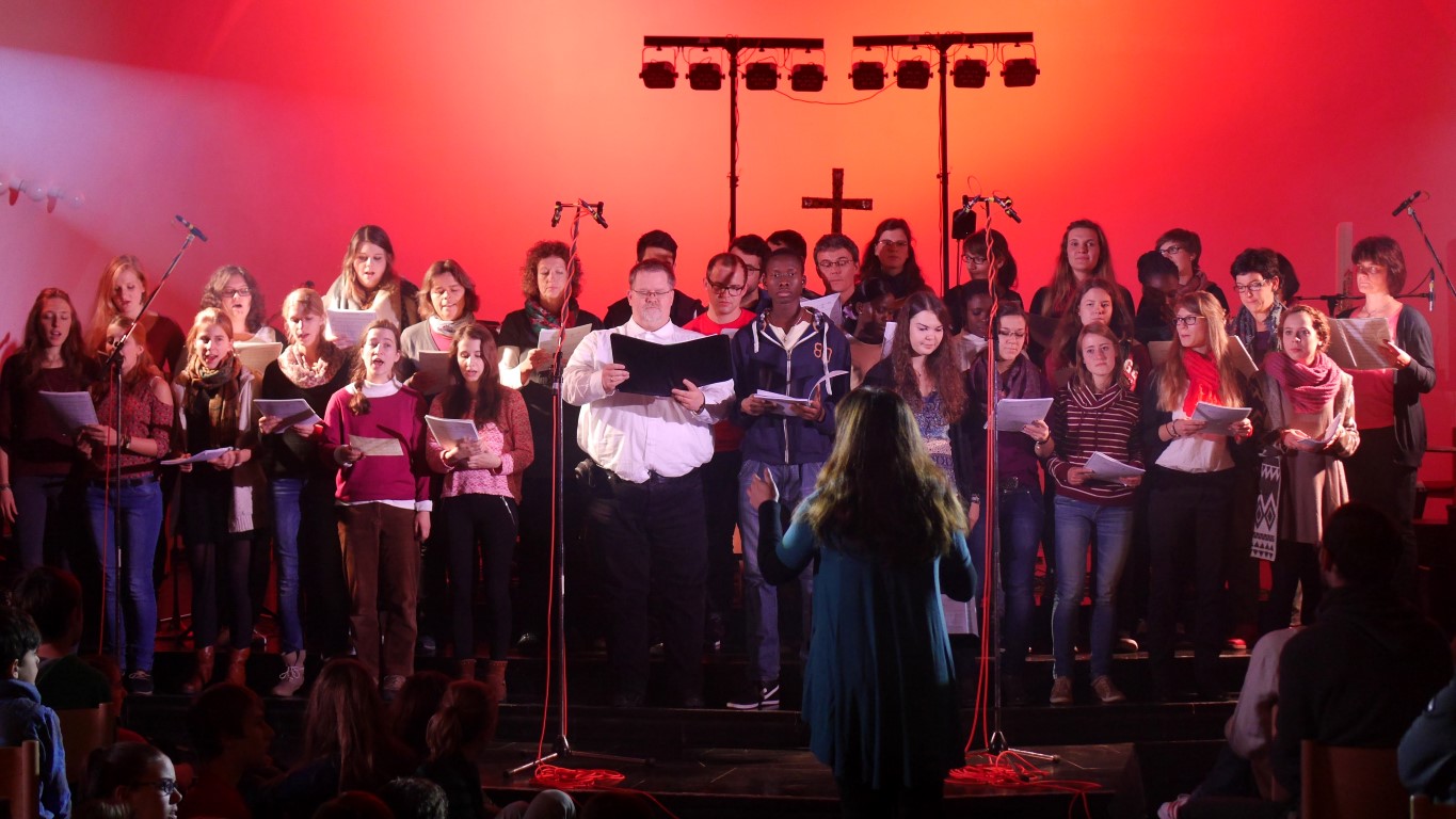 Chor beim Festival-Konzert