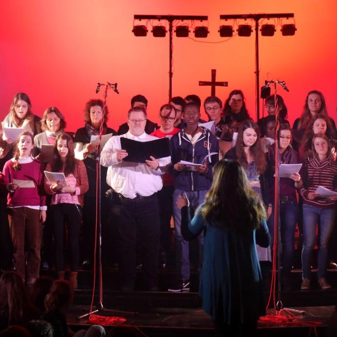 Chor beim Festival-Konzert