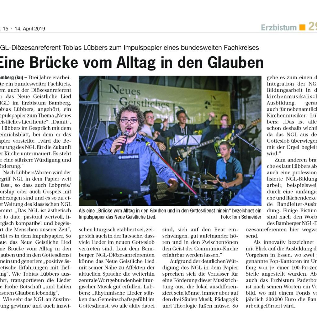 NGL heute - Heinrichblatt