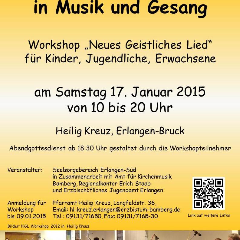 Plakat NGL Workshop 2014/15