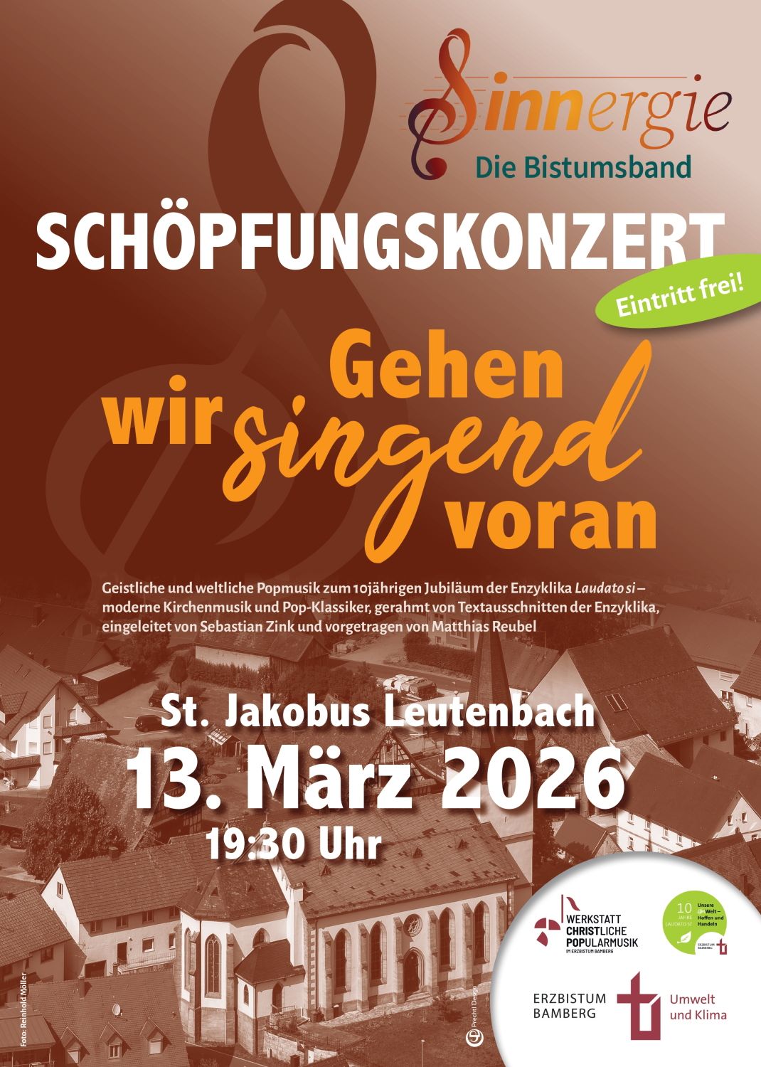 Plakat Schöpfungskonzert in Leutenbach