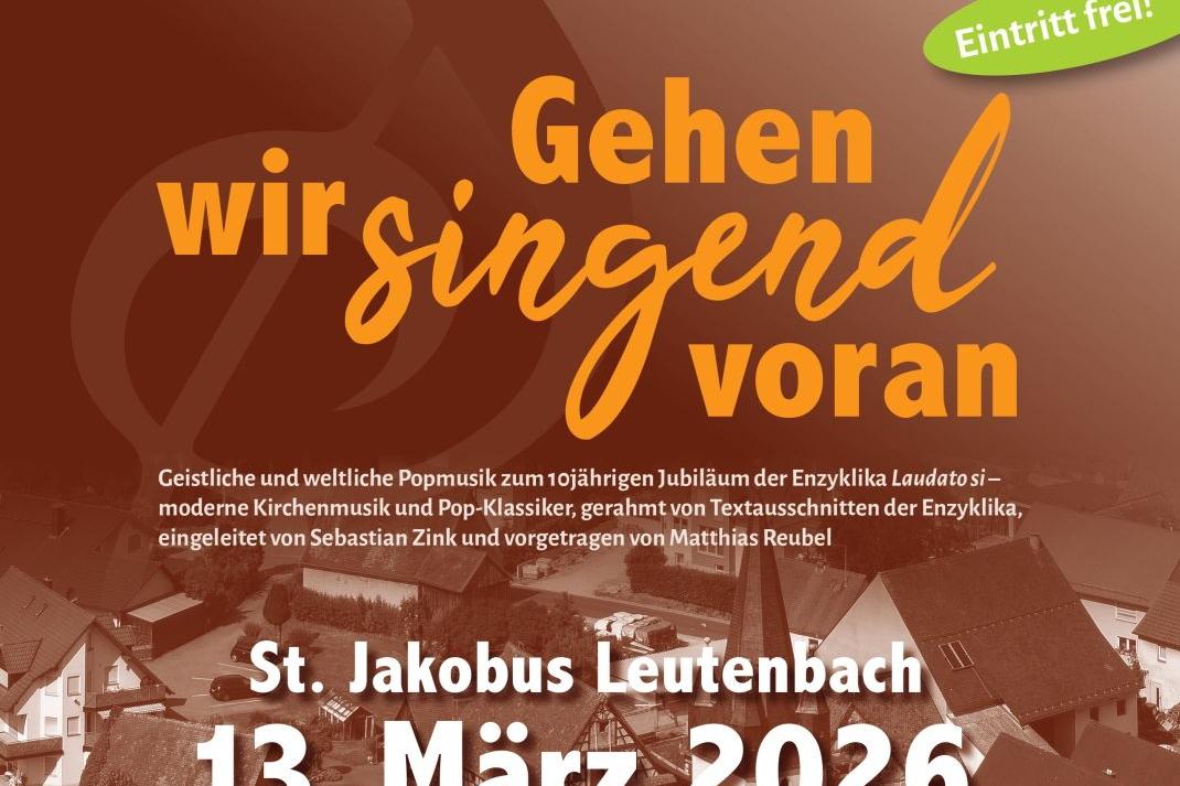Plakat Schöpfungskonzert in Leutenbach